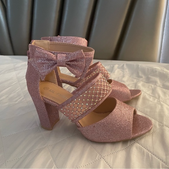 kbl fashion Shoes - Bow detail heels